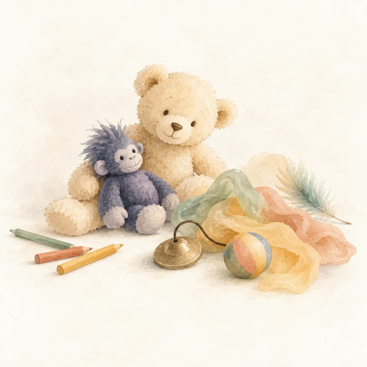 Illustration d’outils pour l’accompagnement des enfants