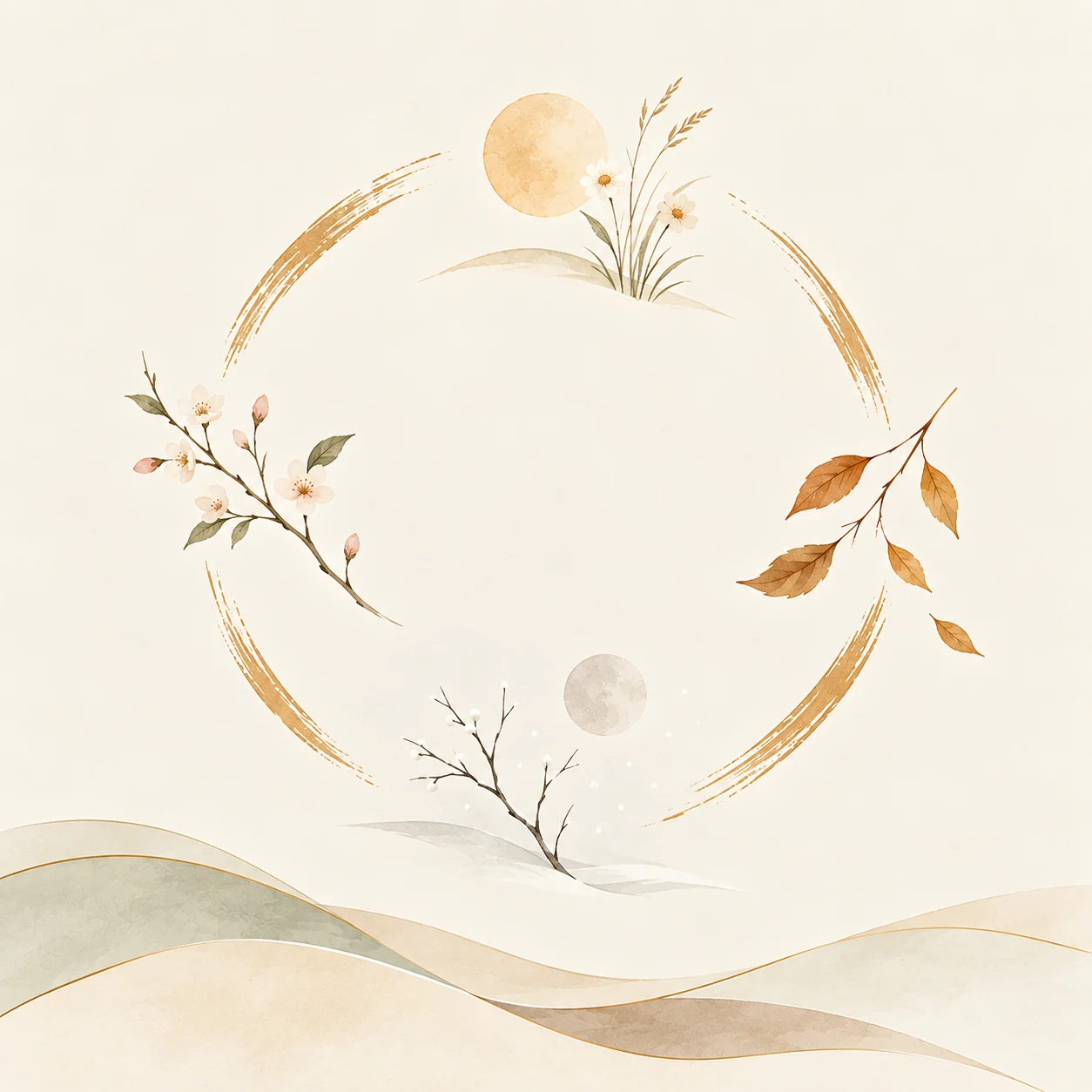 Illustration du Rituel des 4 saisons